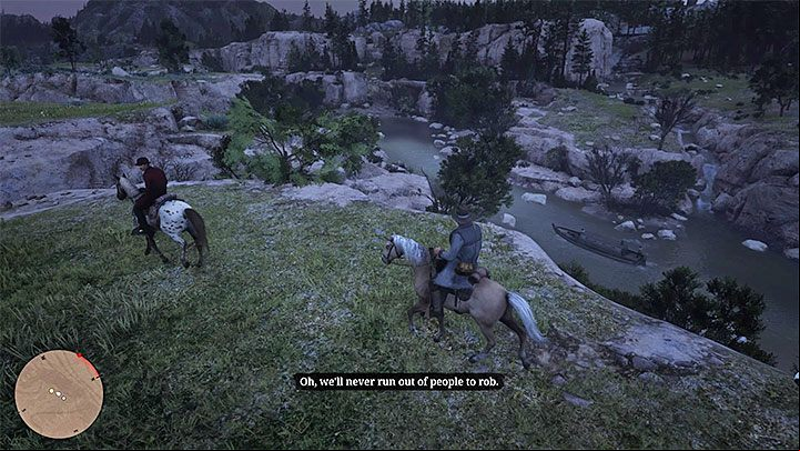 How to unlock mission: Meet with Javier and other gang near Blackwater - Red Dead Redemption 2: The First Shall Be Last - walkthrough - Chapter 2 - Horseshoe Overlook - Red Dead Redemption 2 Guide