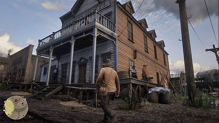 Arthur can take a bath in a hotel - Red Dead Redemption 2: Bath - how to take it? - Exploring the game world - Red Dead Redemption 2 Guide