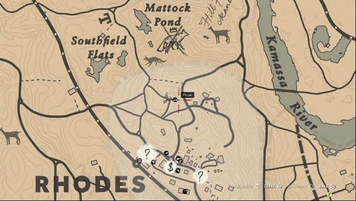 1 - Red Dead Redemption 2: Jack Hall Gang Treasure Map - how to get the treasure? - Treasure Maps - Red Dead Redemption 2 Guide
