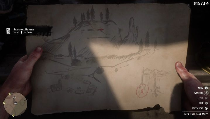 2 - Red Dead Redemption 2: Jack Hall Gang Treasure Map - how to get the treasure? - Treasure Maps - Red Dead Redemption 2 Guide