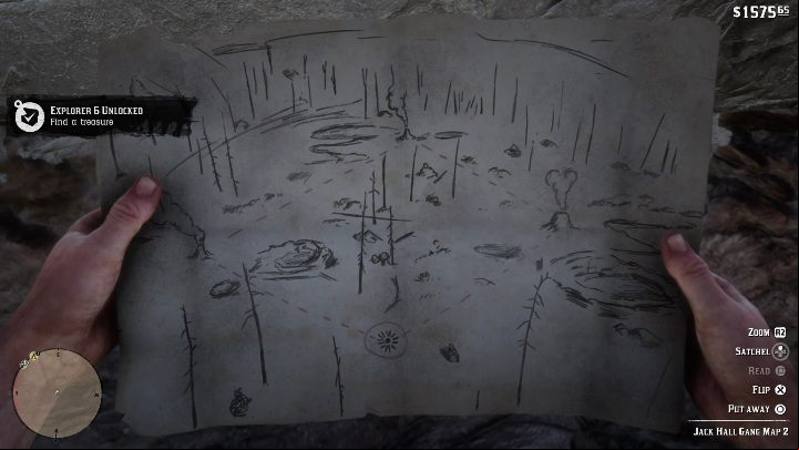 3 - Red Dead Redemption 2: Jack Hall Gang Treasure Map - how to get the treasure? - Treasure Maps - Red Dead Redemption 2 Guide