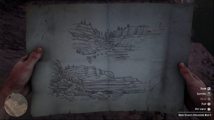 2 - Red Dead Redemption 2: High Stakes Treasure Map - how to get the treasure? - Treasure Maps - Red Dead Redemption 2 Guide