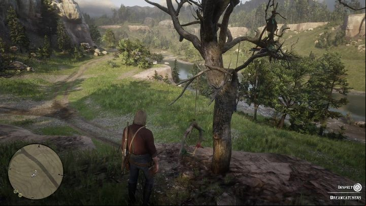 The fourth Dreamcatcher can be found south of Valentine, right next to the river - Red Dead Redemption 2: Dreamcatchers - where to find all of them? Maps - Secrets and collectibles - Red Dead Redemption 2 Guide