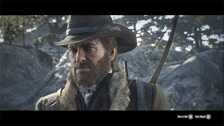 Examine the tracks and follow the lines that lead to the bears lair - Red Dead Redemption 2: Exit Pursued By a Bruised Ego - walkthrough - Chapter 2 - Horseshoe Overlook - Red Dead Redemption 2 Guide