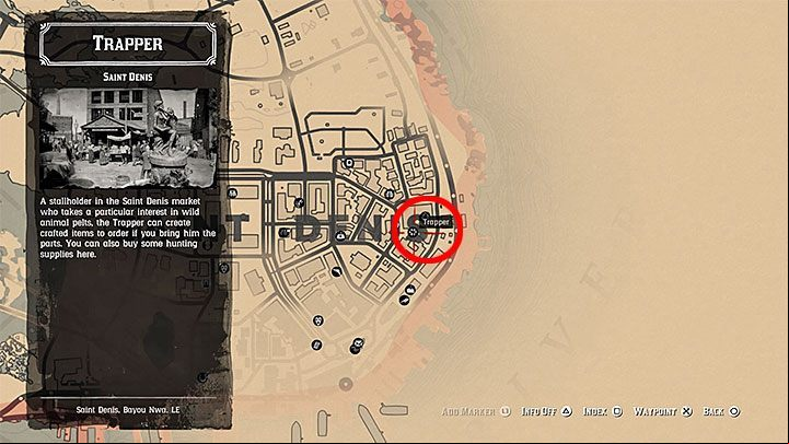 1 - Red Dead Redemption 2: Trapper - where to find? Legendary skins - where to sell? - Hunting and wild animals - Red Dead Redemption 2 Guide