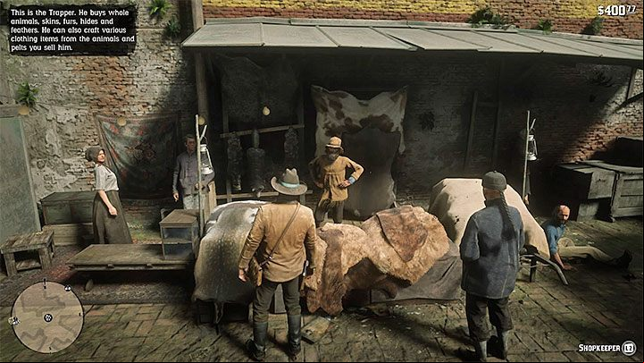 You can find the Trapper in Saint Denis, the largest city in RDR2, which is located at the eastern edge of the world map - Red Dead Redemption 2: Trapper - where to find? Legendary skins - where to sell? - Hunting and wild animals - Red Dead Redemption 2 Guide