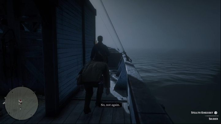 Get behind the enemy in front of you and use a stealth knockout - Red Dead Redemption 2: A Rage Unleashed - walkthrough - Chapter 6 - Beaver Hollow - Red Dead Redemption 2 Guide