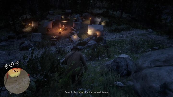 Speak with the chief - Red Dead Redemption 2: Archeology for Beginners - walkthrough - Chapter 6 - Beaver Hollow - Red Dead Redemption 2 Guide
