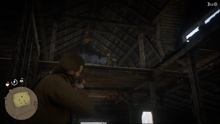 A few enemies will attack you inside - Red Dead Redemption 2: Mrs. Sadie Adler, Widow 1-2 - walkthrough - Chapter 6 - Beaver Hollow - Red Dead Redemption 2 Guide