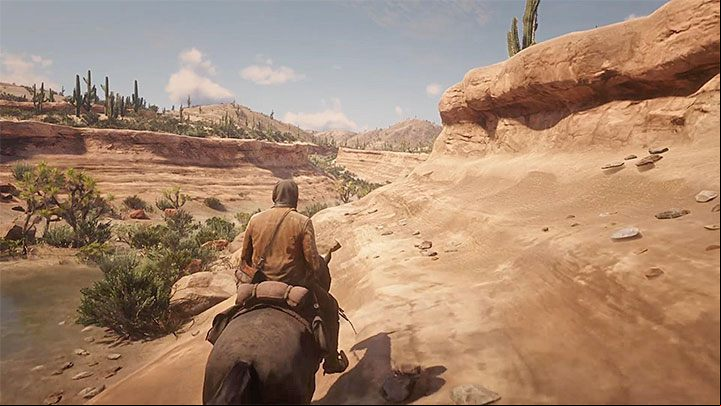 Find the small valley presented in the picture - Red Dead Redemption 2: Mexico - how to reach? - Campaign - Red Dead Redemption 2 Guide