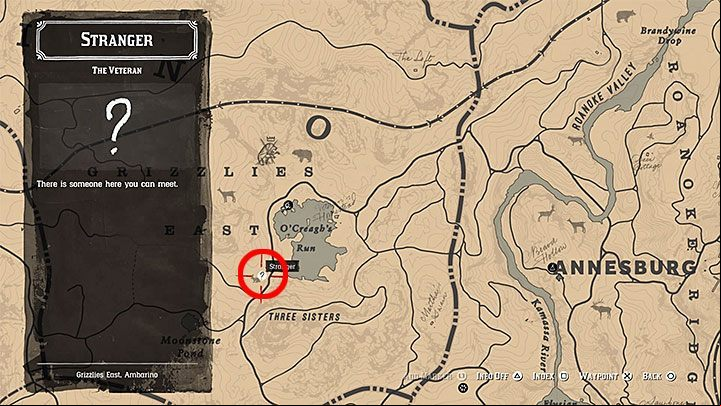 1 - Red Dead Redemption 2: The Veteran - walkthrough, map - Side quests - Red Dead Redemption 2 Guide