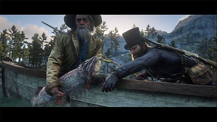 Reach a new area on the lake - Red Dead Redemption 2: The Veteran - walkthrough, map - Side quests - Red Dead Redemption 2 Guide