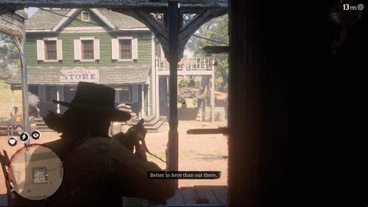Your next step is to reach the gunsmith - Red Dead Redemption 2: A Short Walk in a Pretty Town - walkthrough - Chapter 3 - Clemens Point - Red Dead Redemption 2 Guide