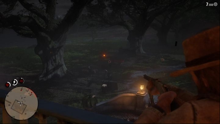 Go inside the manor - Red Dead Redemption 2: Blood Feuds, Ancient and Modern - walkthrough - Chapter 3 - Clemens Point - Red Dead Redemption 2 Guide
