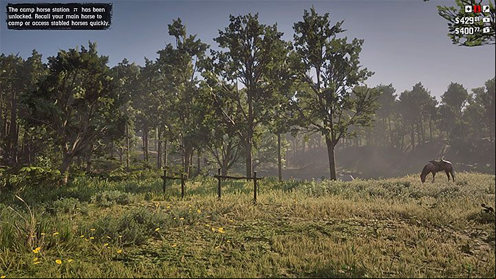 Later in the campaign you can buy a Horse Station, which is one of the available improvements to the gang camp (costs 300 dollars) - Red Dead Redemption 2: Horse - can I change it, how? - Arthur and Dutchs gang - Red Dead Redemption 2 Guide