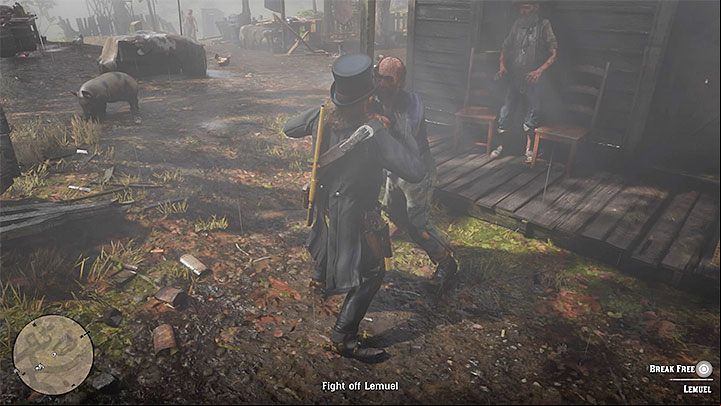 Pick up the man, stow him on your horse, and take to Butcher Creek - Red Dead Redemption 2: The Wisdom of the Elders - walkthrough, map - Side quests - Red Dead Redemption 2 Guide