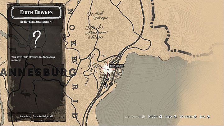 The first chance to unlock this side mission appears in chapter 5 (you can also start it in chapter 6) - Red Dead Redemption 2: Do Not Seek Absolution - walkthrough, map - Side quests - Red Dead Redemption 2 Guide