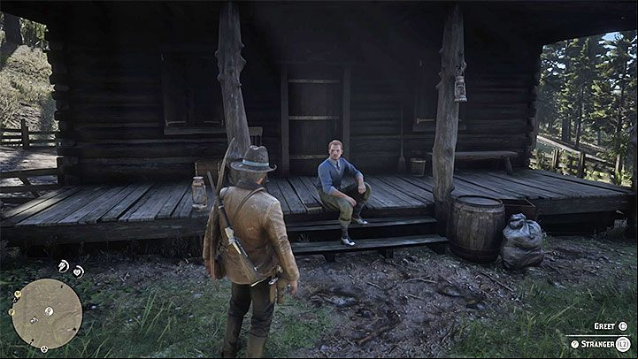 Reach the hut in the forest and talk to Francis Sinclair - Red Dead Redemption 2: Minor side quests, stranger quests walkthrough, map - Side quests - Red Dead Redemption 2 Guide