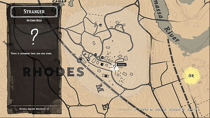 Start this mission by meeting with Alphonse Renaud in Rhodes - Red Dead Redemption 2: Minor side quests, stranger quests walkthrough, map - Side quests - Red Dead Redemption 2 Guide