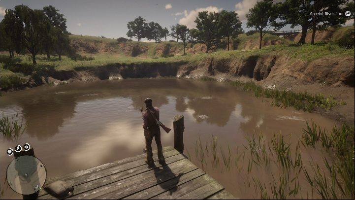 The pier is the best spot for fishing - Red Dead Redemption 2: Legendary Redfin Pickerel - maps, tips - Legendary fish - Red Dead Redemption 2 Guide