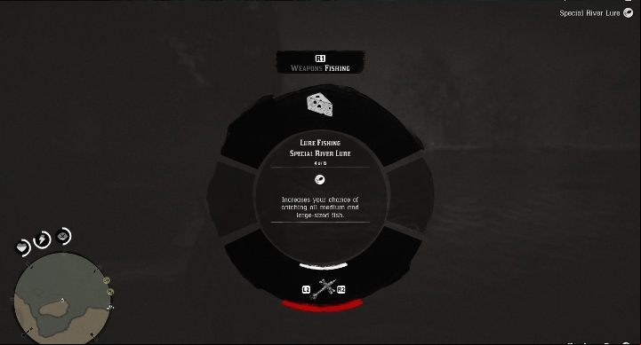 Use Special Lake Lure to catch the Legendary Rock Bass - Red Dead Redemption 2: Legendary Rock Bass - maps, tips - Legendary fish - Red Dead Redemption 2 Guide