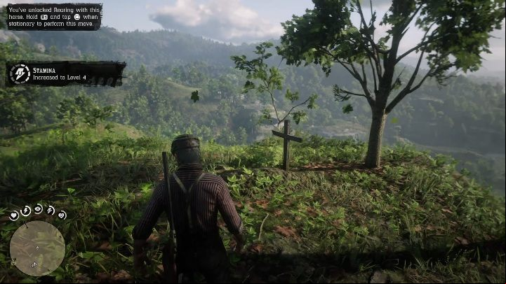 The grave of Susan can be found near the cliff, right beside the tree - Red Dead Redemption 2: Graves - maps, locations, tips - Secrets and collectibles - Red Dead Redemption 2 Guide