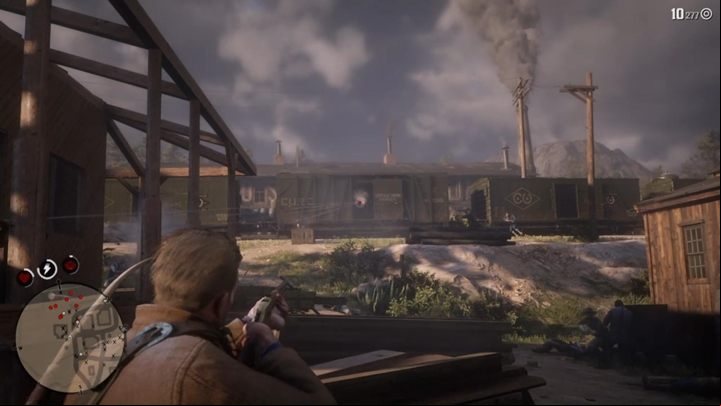 After a fierce battle, you will break through to the train - Red Dead Redemption 2: My Last Boy - walkthrough - Chapter 6 - Beaver Hollow - Red Dead Redemption 2 Guide