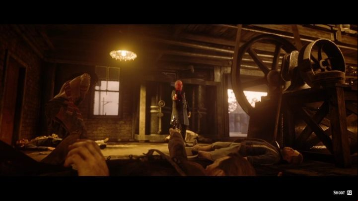 After the cut-scenes, you will be faced with an automatic Dead Eye sequence - Red Dead Redemption 2: My Last Boy - walkthrough - Chapter 6 - Beaver Hollow - Red Dead Redemption 2 Guide