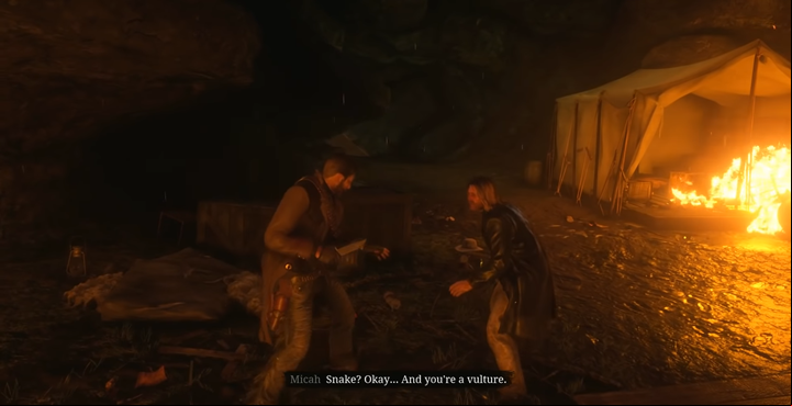 Outside, you will be attacked by Micah - Red Dead Redemption 2: Red Dead Redemption mission - walkthrough - Chapter 6 - Beaver Hollow - Red Dead Redemption 2 Guide