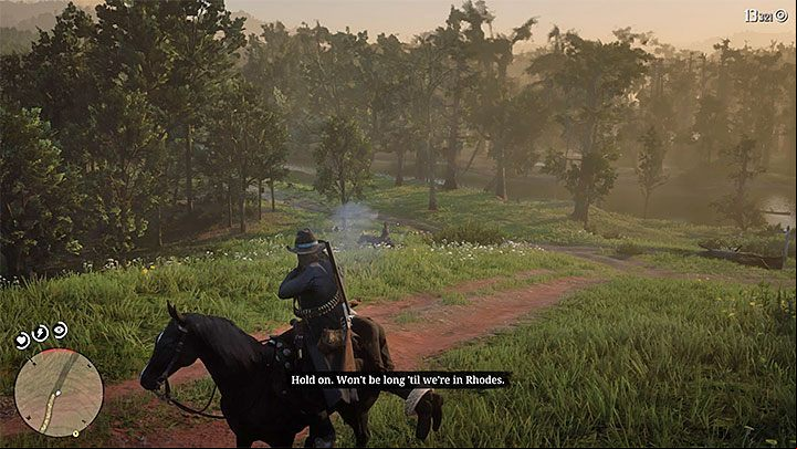 Arthur can be attacked by a few hostiles - this will happen if you allowed the man to say goodbye to his family - Red Dead Redemption 2: Mark Johnson - Bounty Hunting Mission - Rhodes - Red Dead Redemption 2 Guide