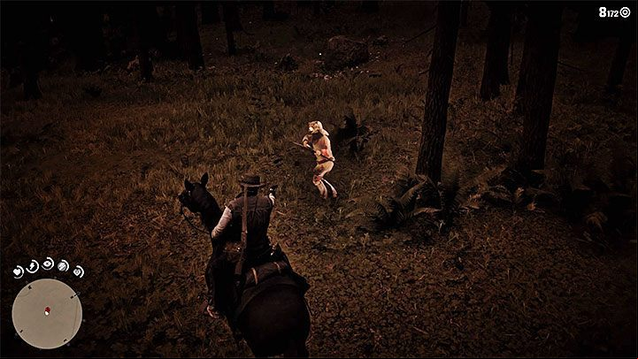 If you want to capture Elias Green alive, you have to get close to him and avoid his attacks with the use of your bow (use your horse or reach other trees) - Red Dead Redemption 2: Elias Green - Bounty Hunting Mission - Blackwater - Red Dead Redemption 2 Guide