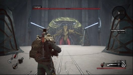 Try to stock up on a few Ammo Boxes because the fight with Claviger can take some time - Remnant From the Ashes: Claviger boss - attacks, tactics, rewards, tips - Bosses - Remnant From the Ashes Guide