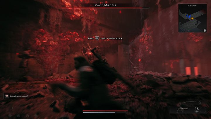 The boss' weak spot is its red eye - Remnant 2: How to beat Root Mantis? - Bosses - Remnant 2 Guide