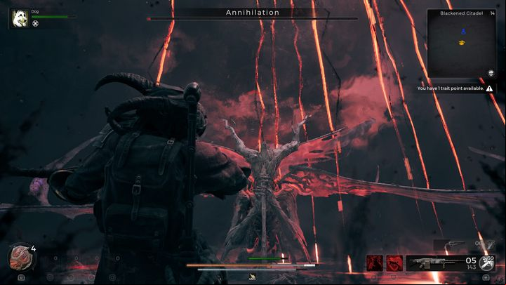 The fight is dynamic but try to at least keep track of where you are - Remnant 2: How to beat Annihilation? - Root Earth - Remnant 2 Guide