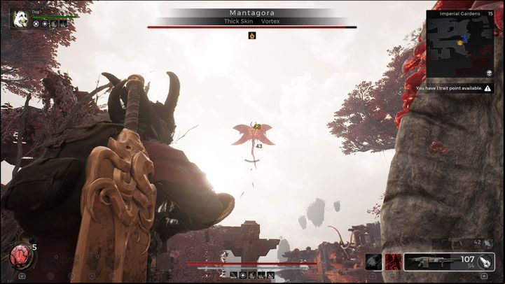 Its weak spot is its head - Remnant 2: How to beat Mantagora? - Yaesha - Remnant 2 Guide