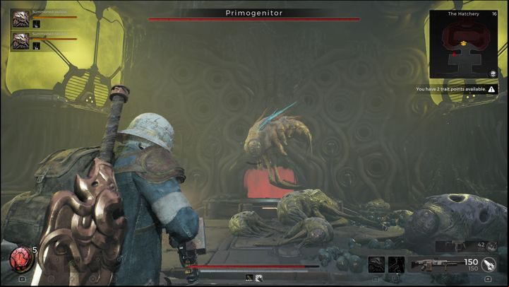 You should focus solely on attacking the Primogenitor and his victim - Remnant 2: How to beat Primogenitor? - Nerud - Remnant 2 Guide