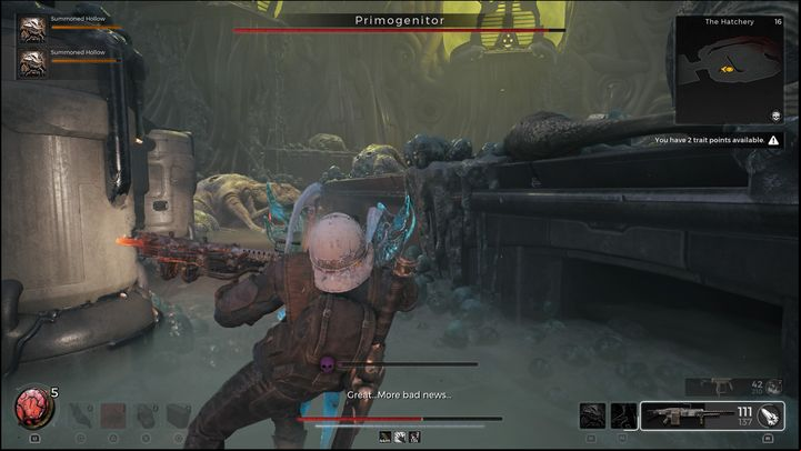 When you kill a host, the boss will emerge from his body and will start to fight alone for a while - Remnant 2: How to beat Primogenitor? - Nerud - Remnant 2 Guide