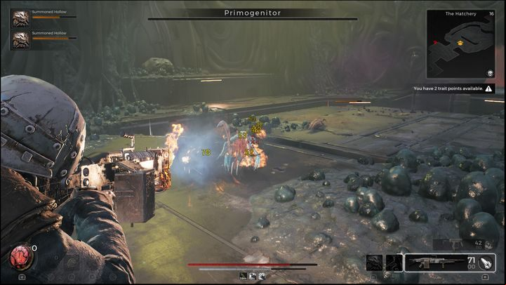 When the boss overtakes a body, you can still deal damage to him - Remnant 2: How to beat Primogenitor? - Nerud - Remnant 2 Guide