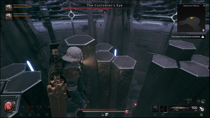 Pay attention to the shifting arena - Remnant 2: How to beat The Custodians Eye? - Nerud - Remnant 2 Guide