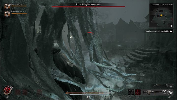 The boss's weak spot is her heart - Remnant 2: How to beat The Nightweaver? - Losomn - Remnant 2 Guide