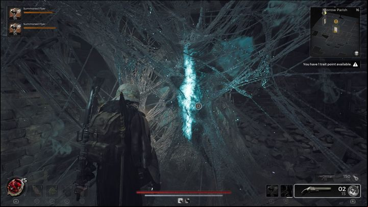 You must find the spiderweb in a basement in Marrow Parish to reach the Nightweaver's arena - Remnant 2: How to beat The Nightweaver? - Losomn - Remnant 2 Guide