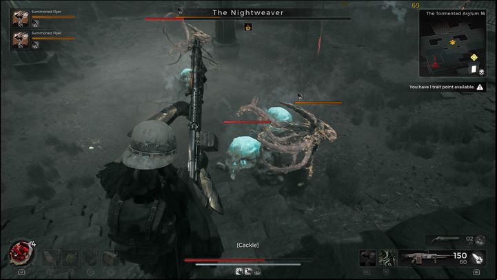 There are two approaches you can take when the boss stands still and summons reinforcements: kill them all to avoid damage or focus on the heart to finish the fight quickly - Remnant 2: How to beat The Nightweaver? - Losomn - Remnant 2 Guide
