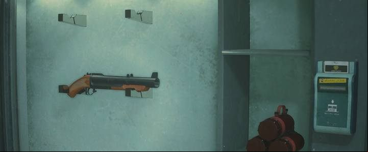 Use the card to get into the locker in the Safety Deposit Room - How to get a shotgun/grenade launcher? - Secrets and useful items - Resident Evil 2 Guide