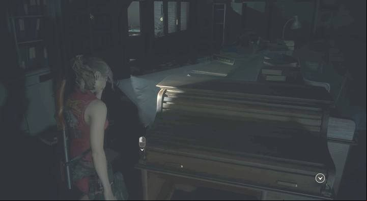 Leons Desk. - How I can open Leons desk? - Secrets and useful items - Resident Evil 2 Guide