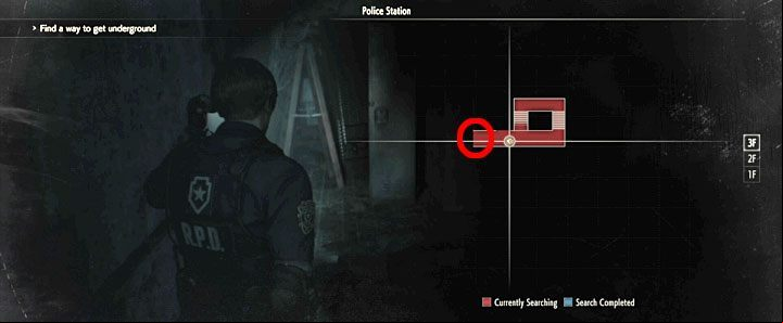 This locker is at the end of the short corridor on the third floor, near the staircase and the room with the blue key - Locker combinations at police station in Resident Evil 2 - Secrets and useful items - Resident Evil 2 Guide