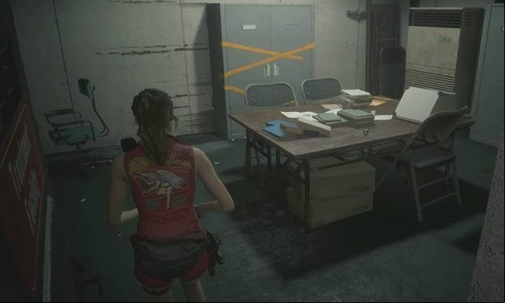 Move the cabinet to discover a secret pathway. - Where to find all weapon upgrades in Resident Evil 2 - FAQ - Resident Evil 2 Guide