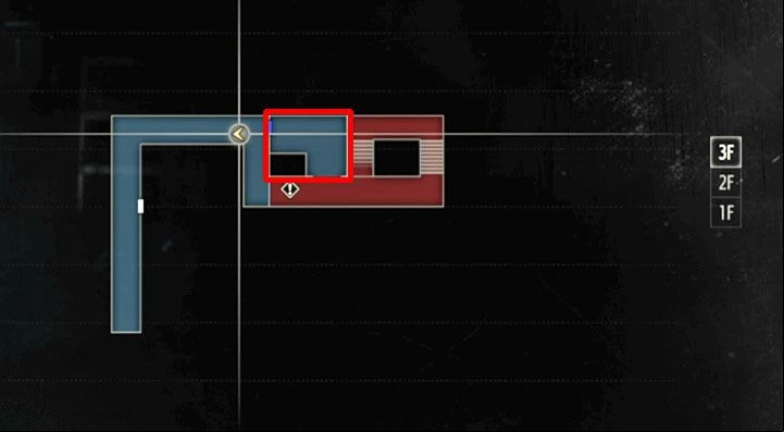 You have to get to a small room on floor 3F of the police station - Where to find the blue key (spades) at the police station in Resident Evil 2? - FAQ - Resident Evil 2 Guide