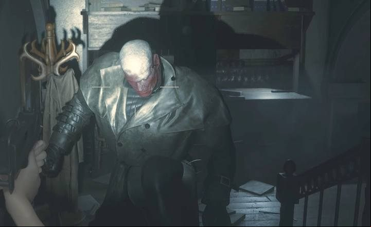 A weakened Tyrant will kneel and leave you for a moment. - How to defeat or avoid Tyrant in Resident Evil 2? - FAQ - Resident Evil 2 Guide