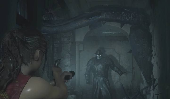 Tyrant. - Escaping from the police station | Police station in Resident Evil 2 - Leons path - Resident Evil 2 Guide