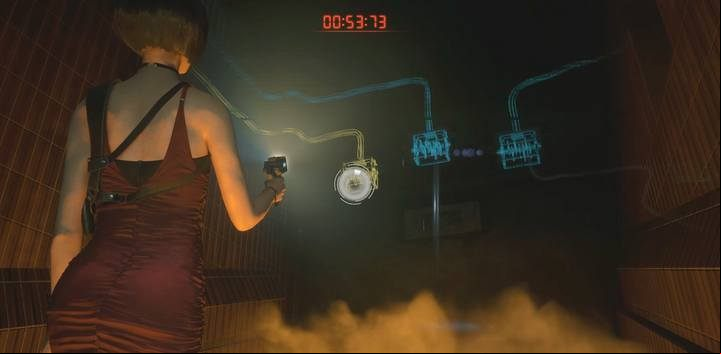 Reach the stairs and use the lever on the - Ada Wong - Leon | Sewers in Resident Evil 2 - Walkthrough - Resident Evil 2 Guide